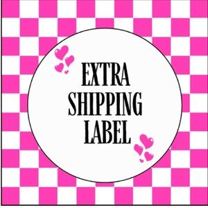 Extra shipping label